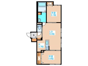 S-RESIDENCE南郷SOUTHの物件間取画像